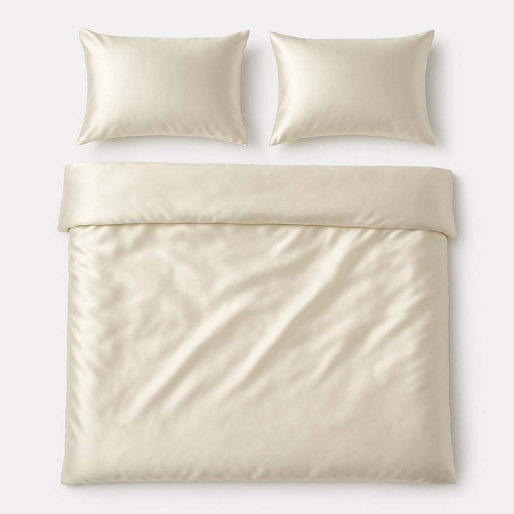 HeroSleep Luxus-Seidenträume Bettwäsche Set aus Seide (3-teilig)
